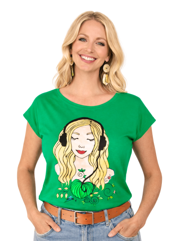 GIRL WITH HEADPHONES T-Shirt | 3 Colors