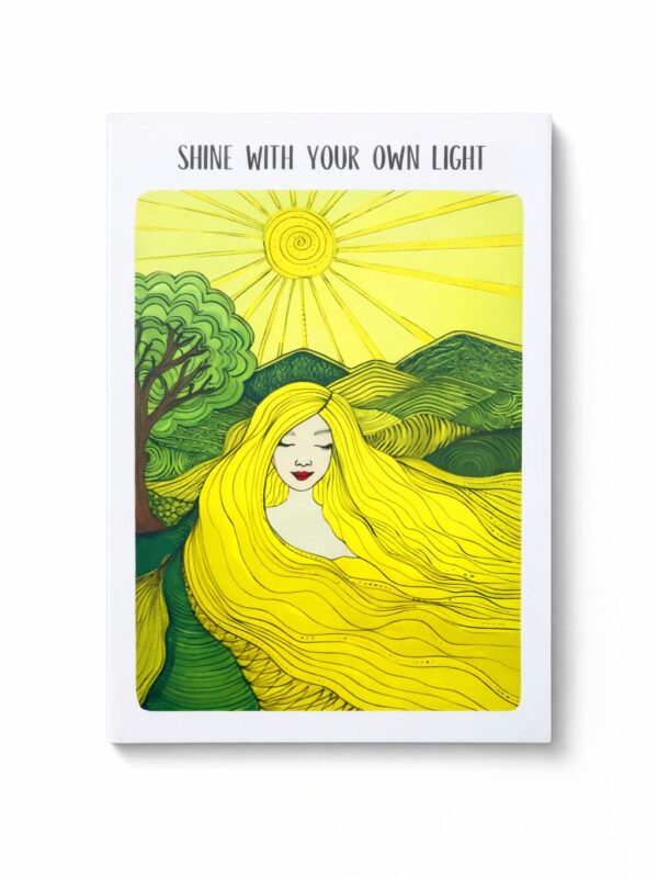 Straw Girl Magnet – Self-Confidence & Inner Light Gift