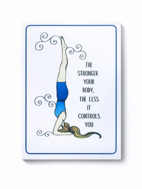 Straw Girl Yoga Magnet | Self-Care Gift