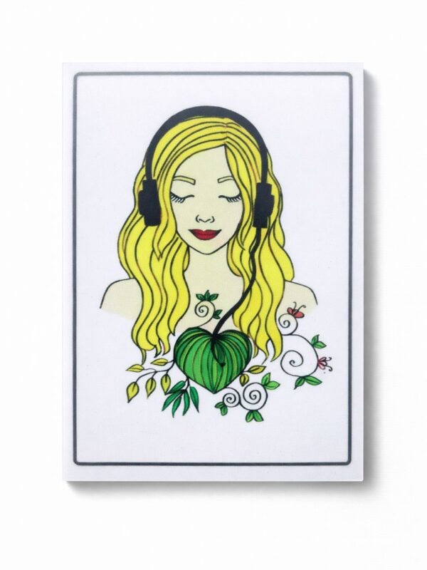 Straw Girl Magnet – Inner Listening & Self-Connection Gift